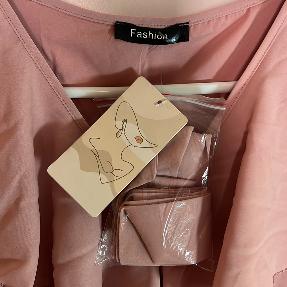 Pink Ruffle Dress - Picture 3 of 3